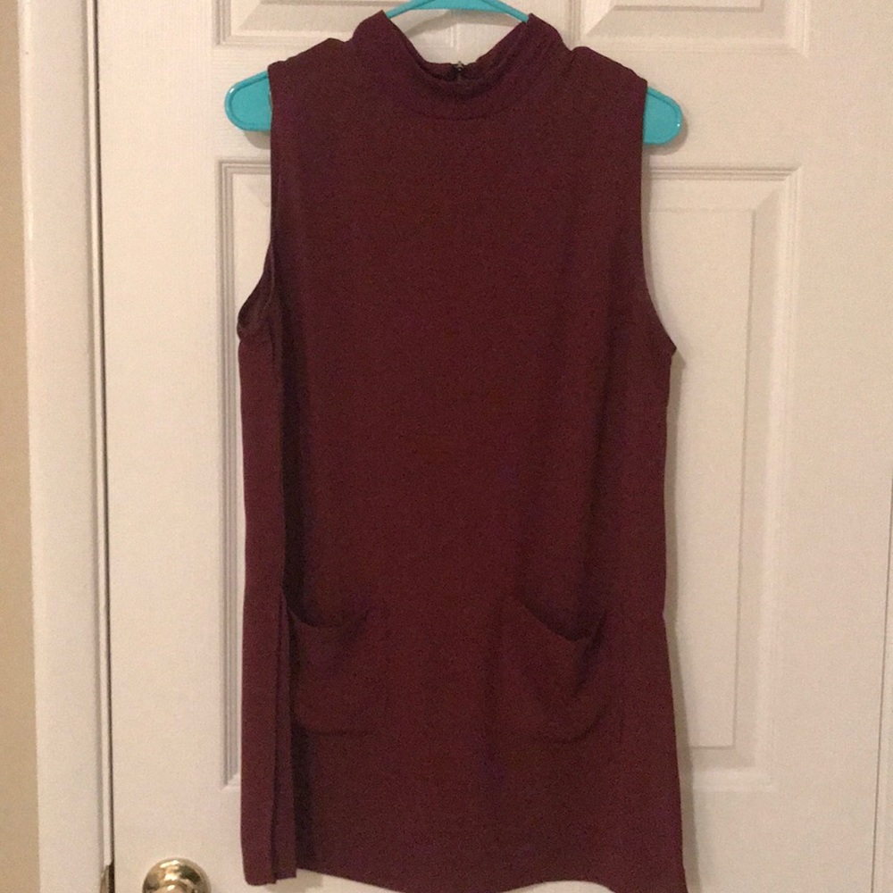 Turtle Neck Tank w/pockets